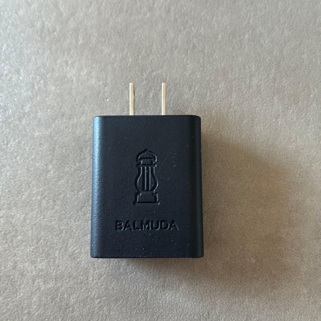BALMUDA ランタン ブラック 充電器付き