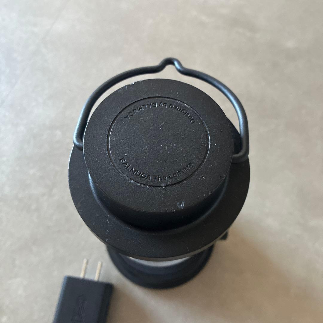BALMUDA ランタン ブラック 充電器付き