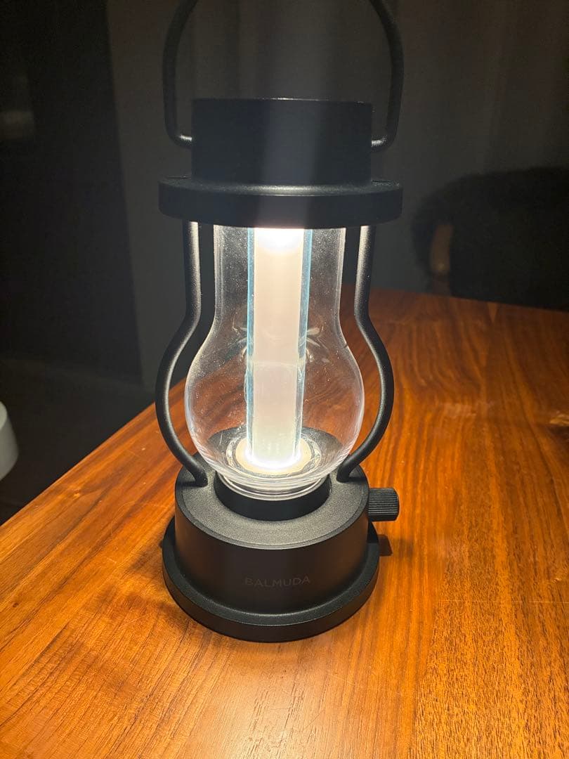 BALMUDA ランタン ブラック 充電器付き