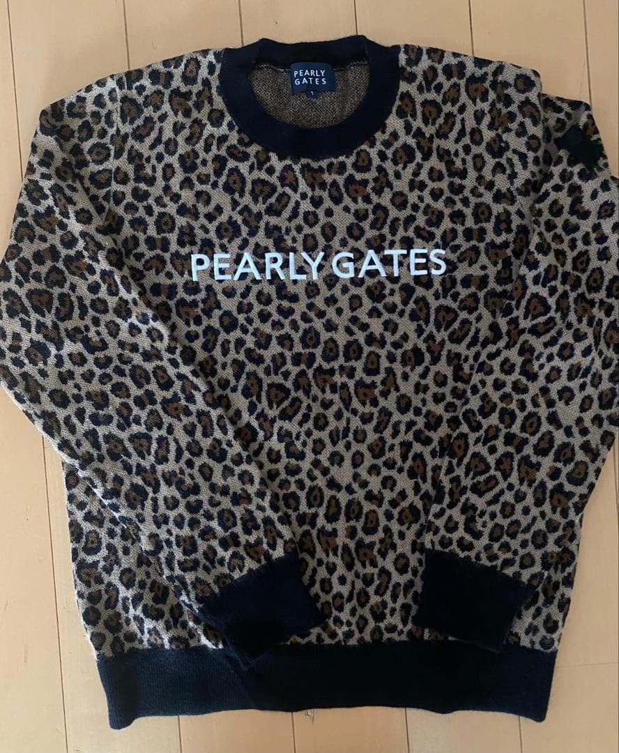 最終価格‼︎PEARLY GATES ヒョウ柄セーター サイズ1