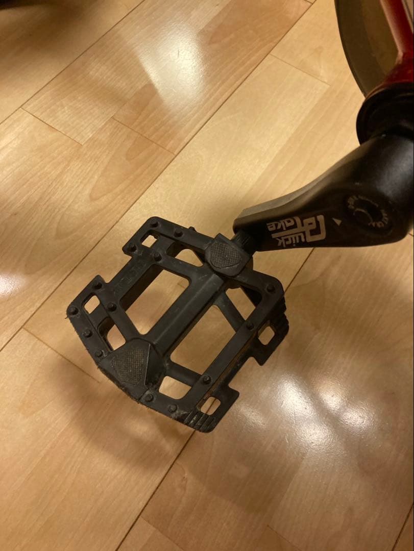 三重引取　アイデス　d-bike 自転車　カゴ　補助輪　付き　赤　ストライダー