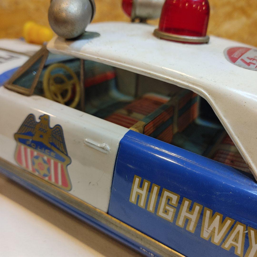HIGHWAY PATROL ミニカー　ブリキ　イチコー　当時物