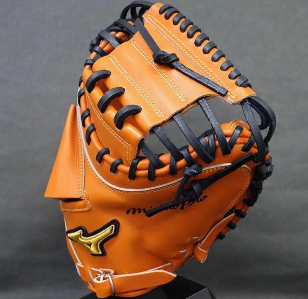Mizuno Pro硬式キャッチーミット オレンジ