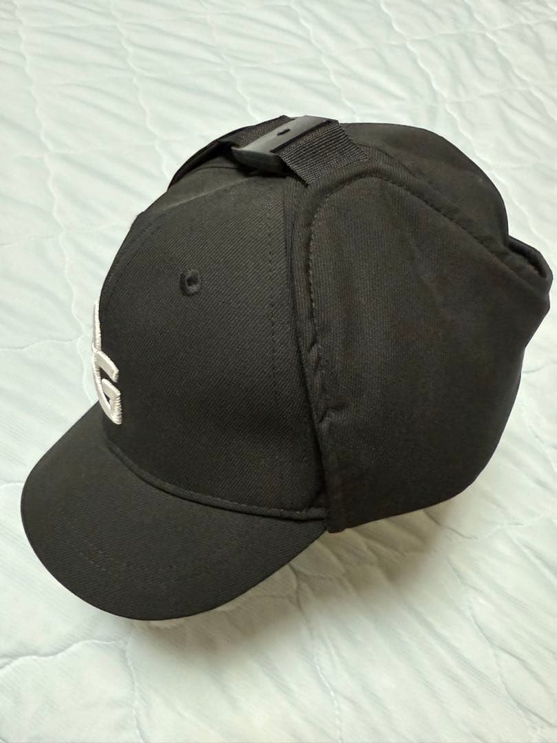 PEARLY GATES黒キャップ ポリエステル製