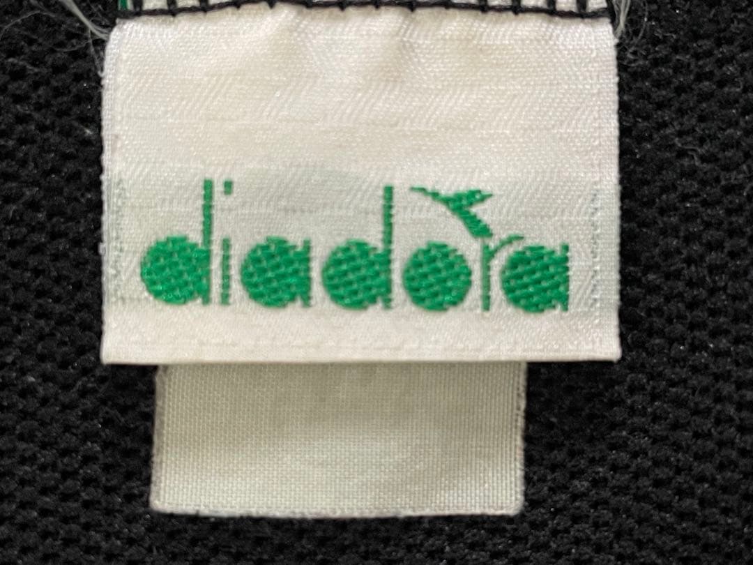 DIADORA ディアドラ トラック ジャケット パンツ ブラック 上下 90s