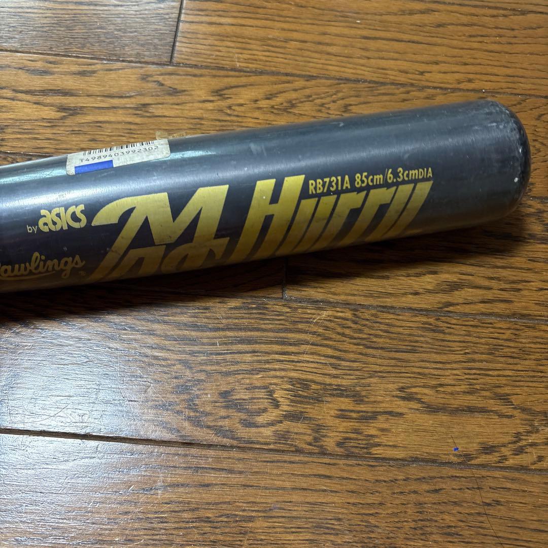 ⑩新品　85cm 約770g 　軟式　金属バット ローリング　アシックス