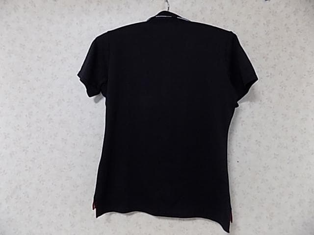 36388 フィラゴルフ　レディース　ポロシャツ　黒　サイズＬ