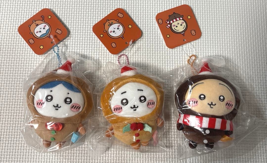 【新品未開封】ちいかわ ジンジャーマン マスコット 3点セット