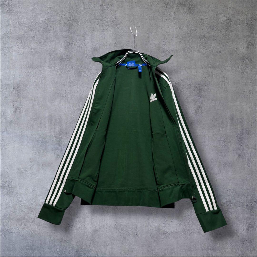 ☆人気　アディダス　ジャージ　トラックジャケット　ヨーロッパ　グリーン　XS
