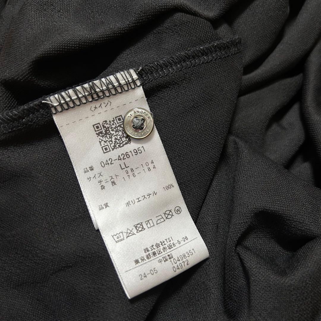 セントアンドリュース 長袖ポロシャツ XL 総ロゴ ゴルフウェア