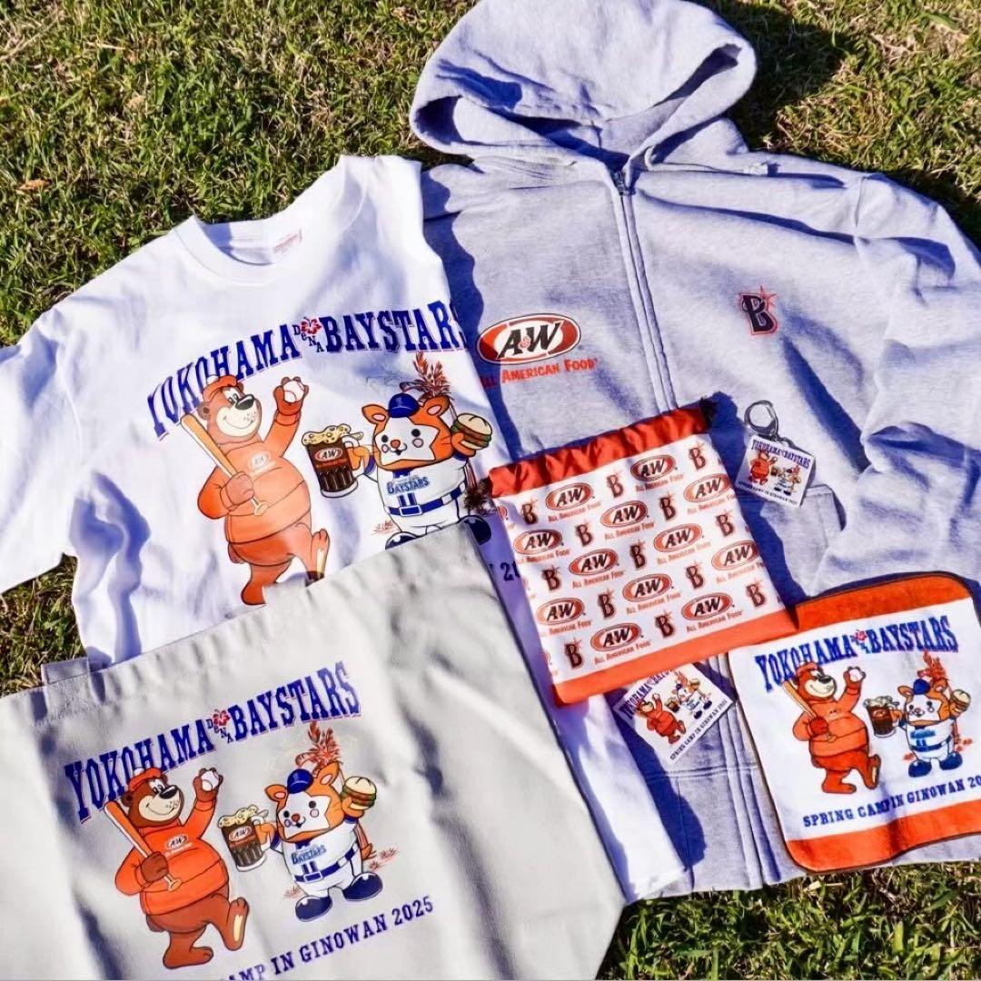 新品未開封 A＆W 横浜 DeNA ベイスターズ Tシャツ 限定 ホワイト L