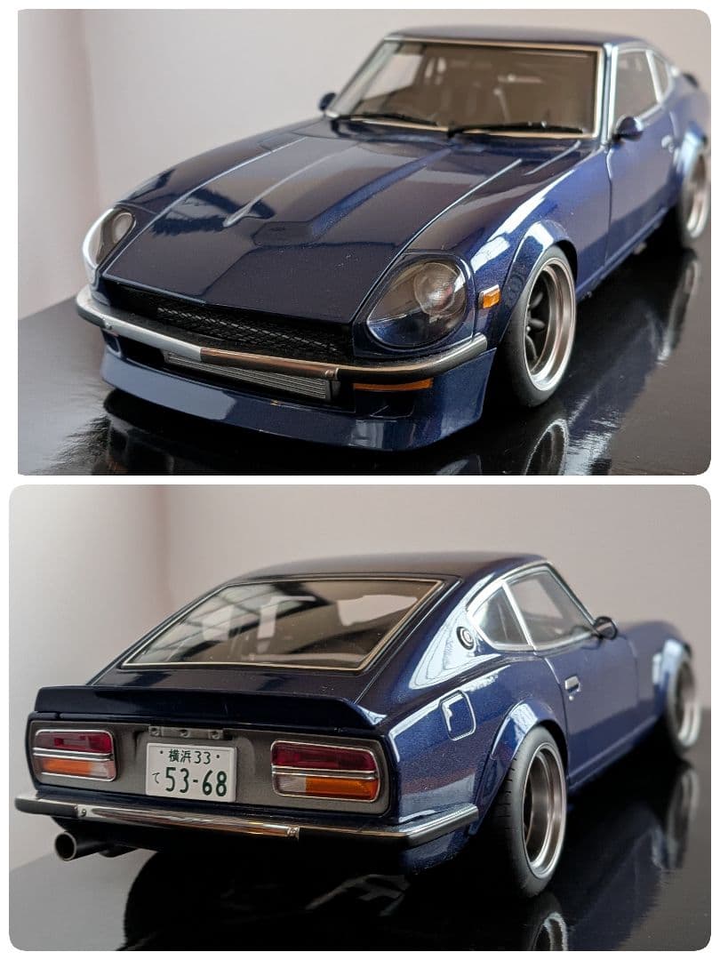 オートアート Nissan Fairlady Z (S30) ダークブルー