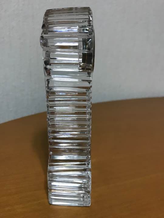 クリスタル置き時計