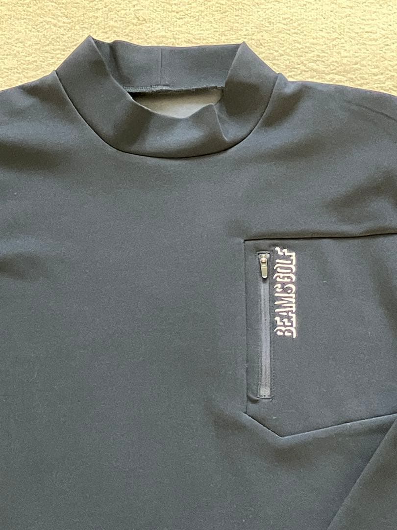 ビームスゴルフ　秋冬　鹿の子ダンボール モックネックシャツ　17,600円　L