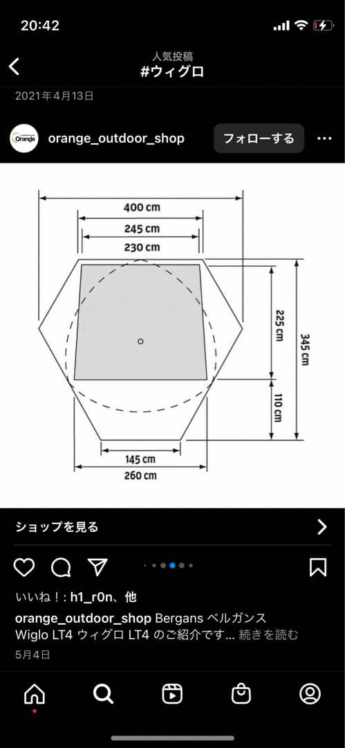 ベルガンス　ウィグロLT4　ブルー