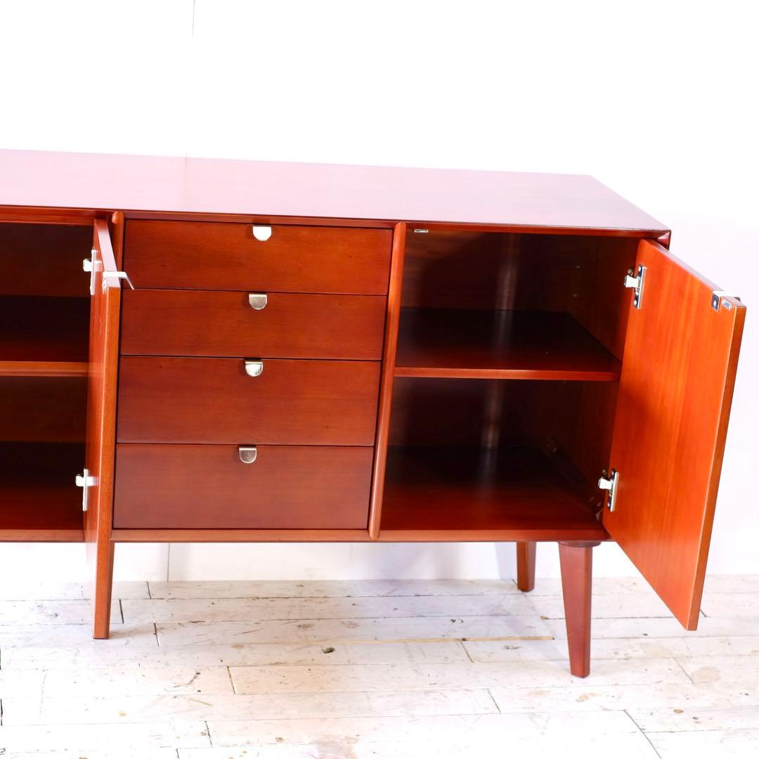 G 新品 160cm リビングボード キャビネット 北欧 ホテル仕様 収納