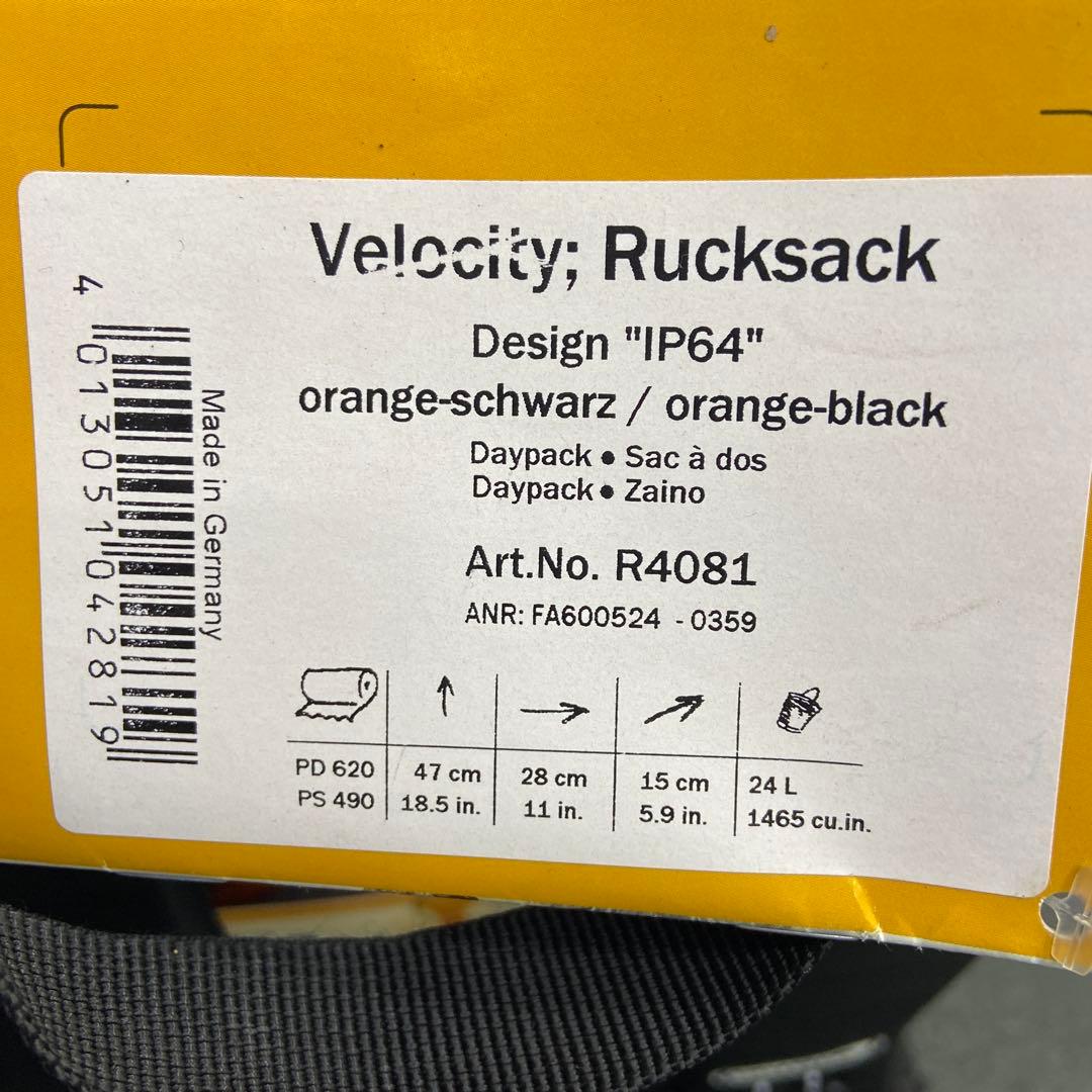 ORTLIEB(オルトリーブ) VELOCITY デザイン防水仕様