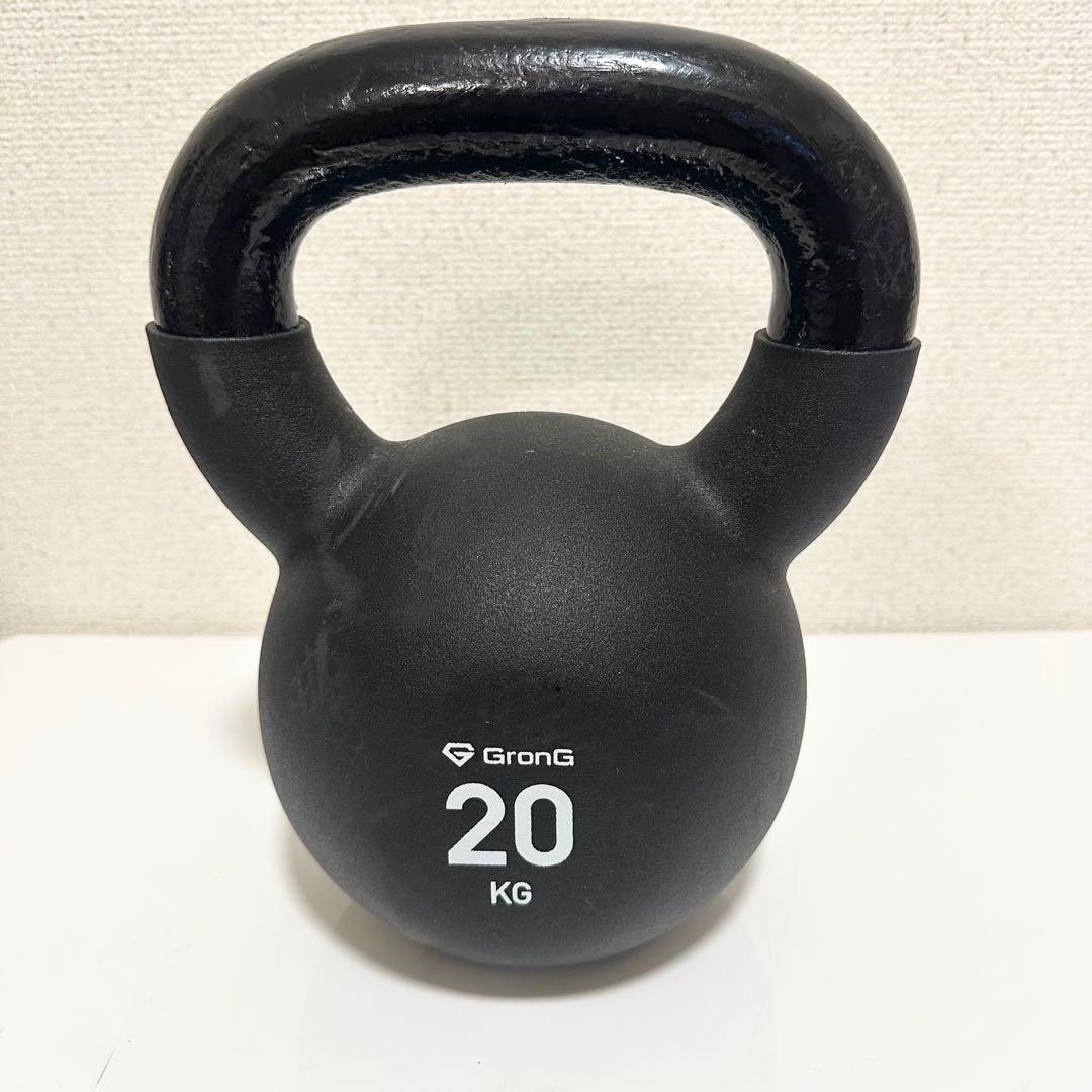 Grong グロング ケトルベル 20kg 筋トレ トレーニング用 ダンベル