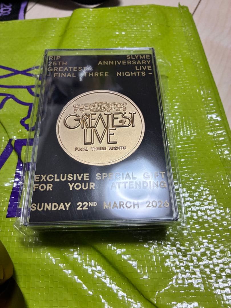 リップスライム　RIP SLYME GREATEST LIVE 最終日グッズ