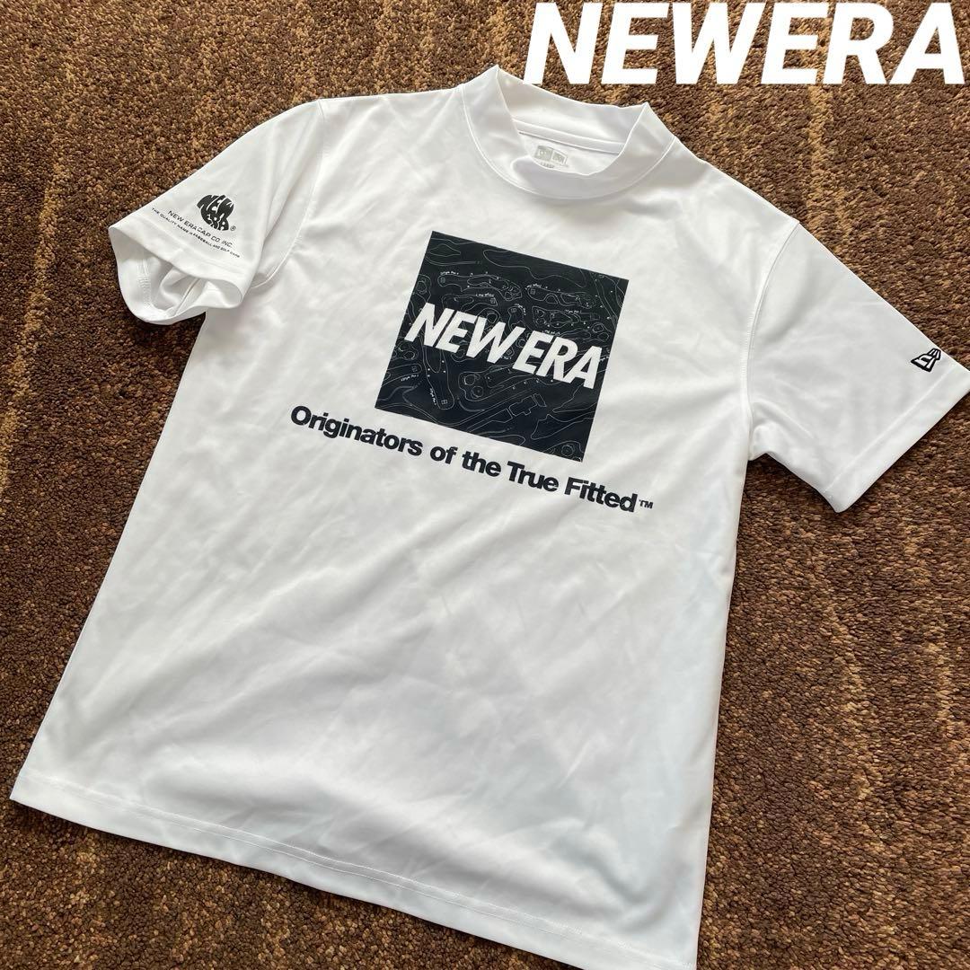 美品NEWERA ニューエラ メンズ ゴルフ モックネック シャツ L