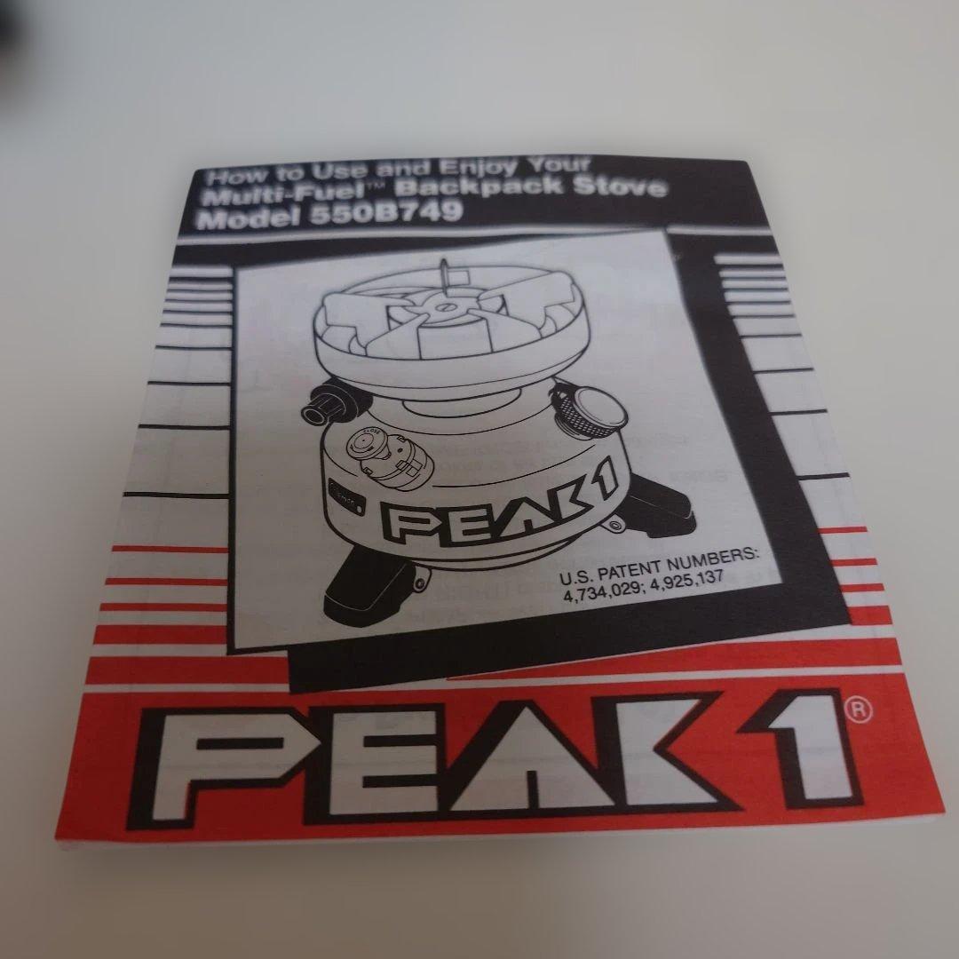 新品未使用・米軍仕様コールマン PEAK1 550B749 1998年12月製