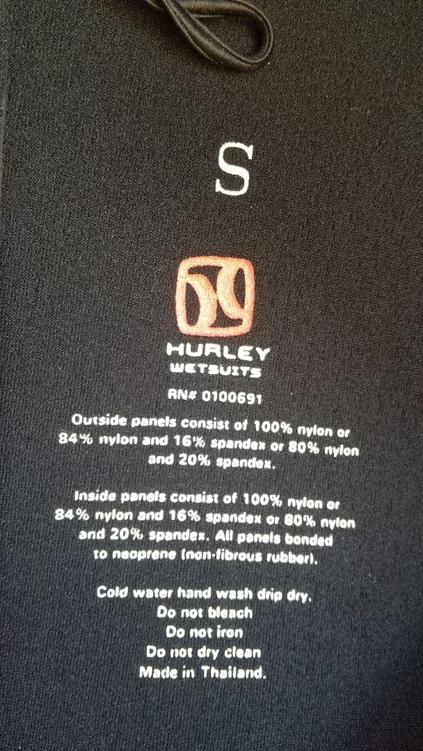 HURLey ハーレー ウェットスーツ フルスーツ メンズ ネイビー