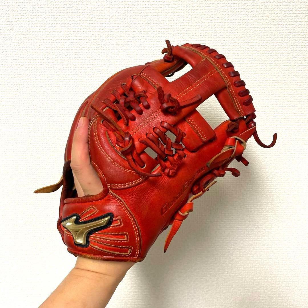 371 ミズノ グローバルエリート 即戦力 軟式 少年 内野手用グローブ