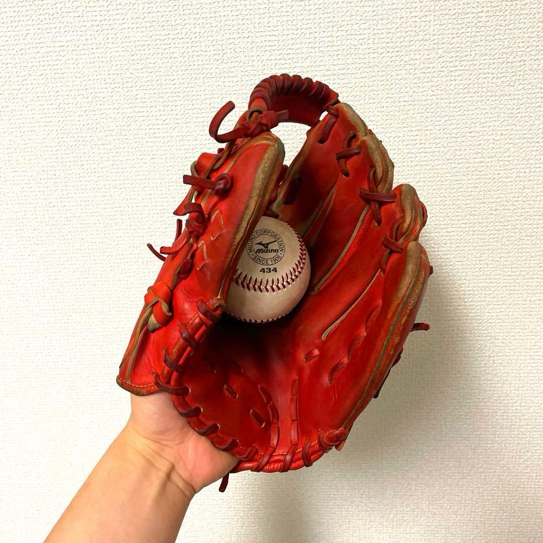 371 ミズノ グローバルエリート 即戦力 軟式 少年 内野手用グローブ