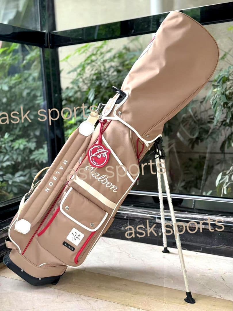 新入荷★マルボン ゴルフバッグ スタンドバッグ ベージュ
