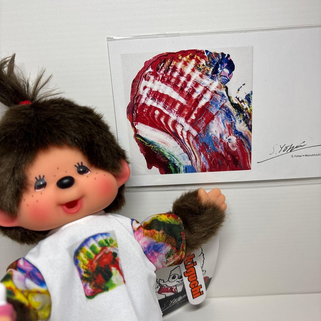 新品 杉田洋平 アートなモンチッチちゃん monchhichi 3494