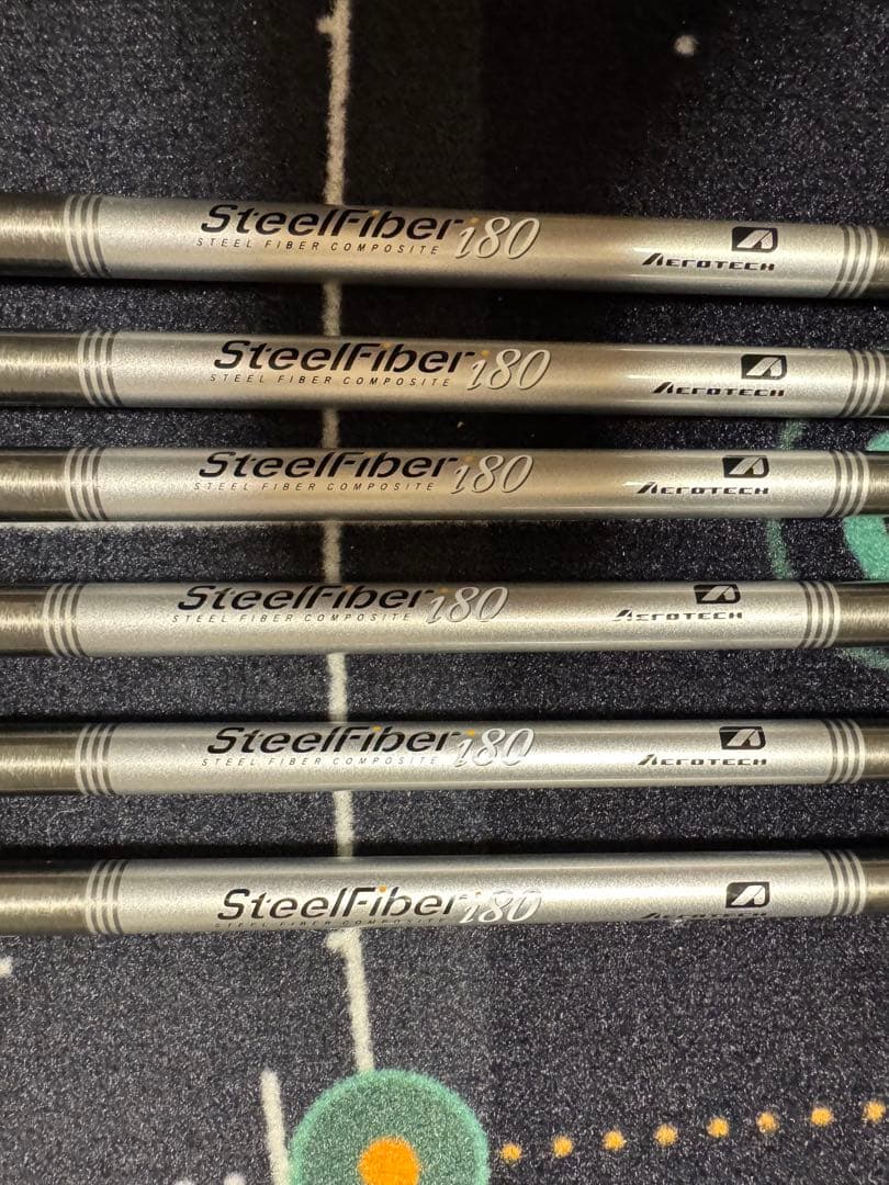 スチールファイバー　SteelFiber i80 シャフト 6本セット　S