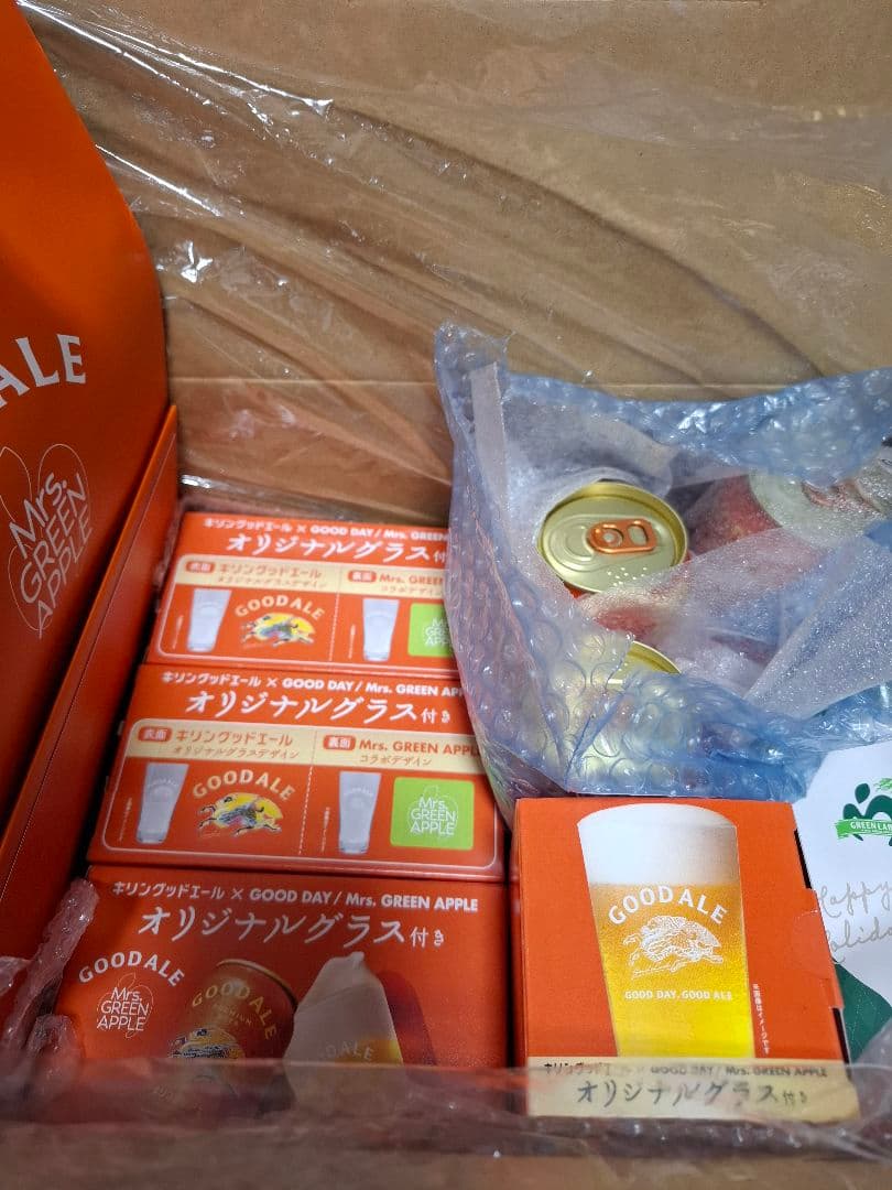GOODALE Mrs. GREEN APPLE 　グラス　5個セット
