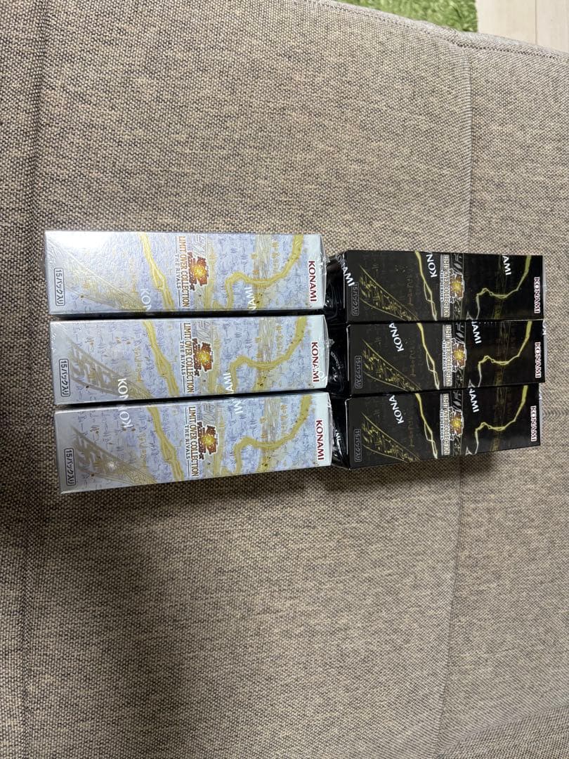 遊戯王 リミットオーバーコレクション　シュリンク付き　未開封　6BOX