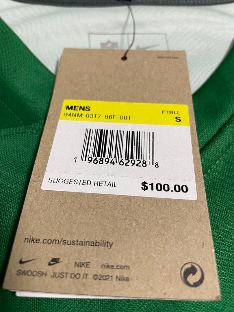 新品　NIKE フィラデルフィア　イーグルス ジャージー　アメフト　Tシャツ