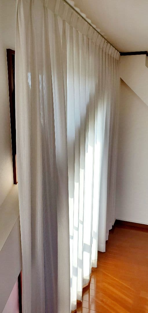 ホワイトレースカーテン 220cm１組