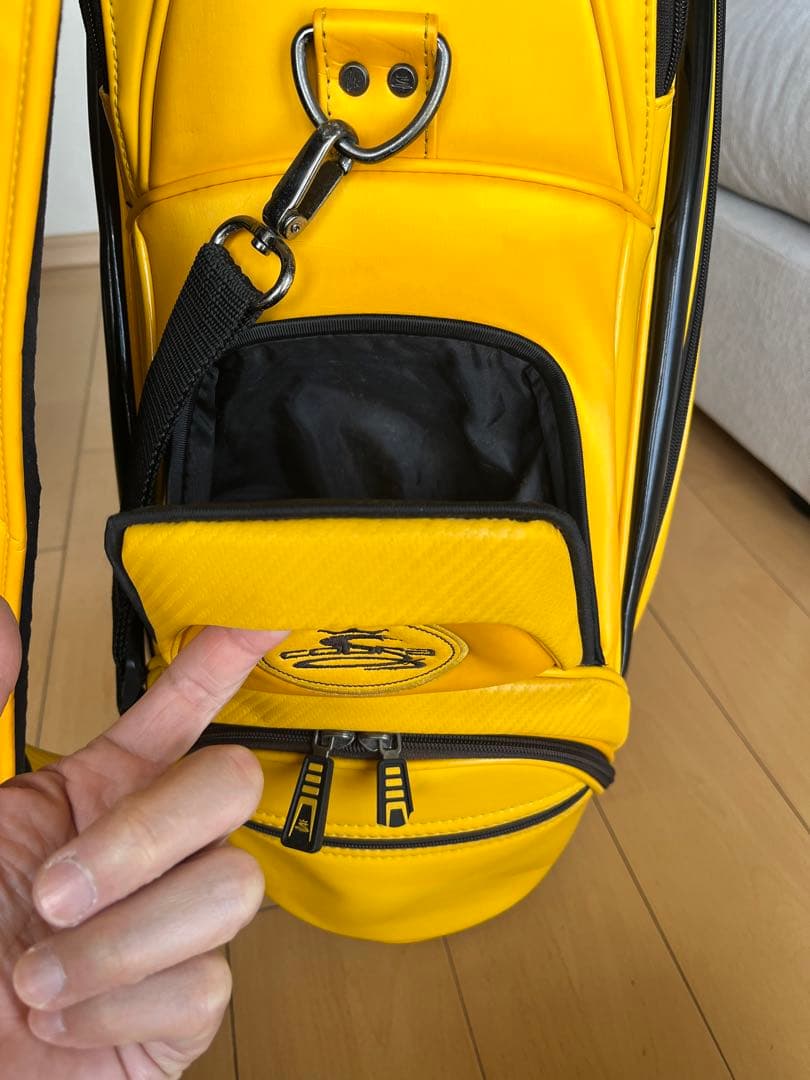 良品！希少コブラ COBRA ツアーカートキャディバッグ　9.5型　イエロー
