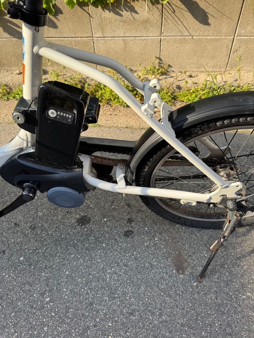 パナソニック 電動アシスト自転車 ホワイト 前カゴ付き BE-ELSW013