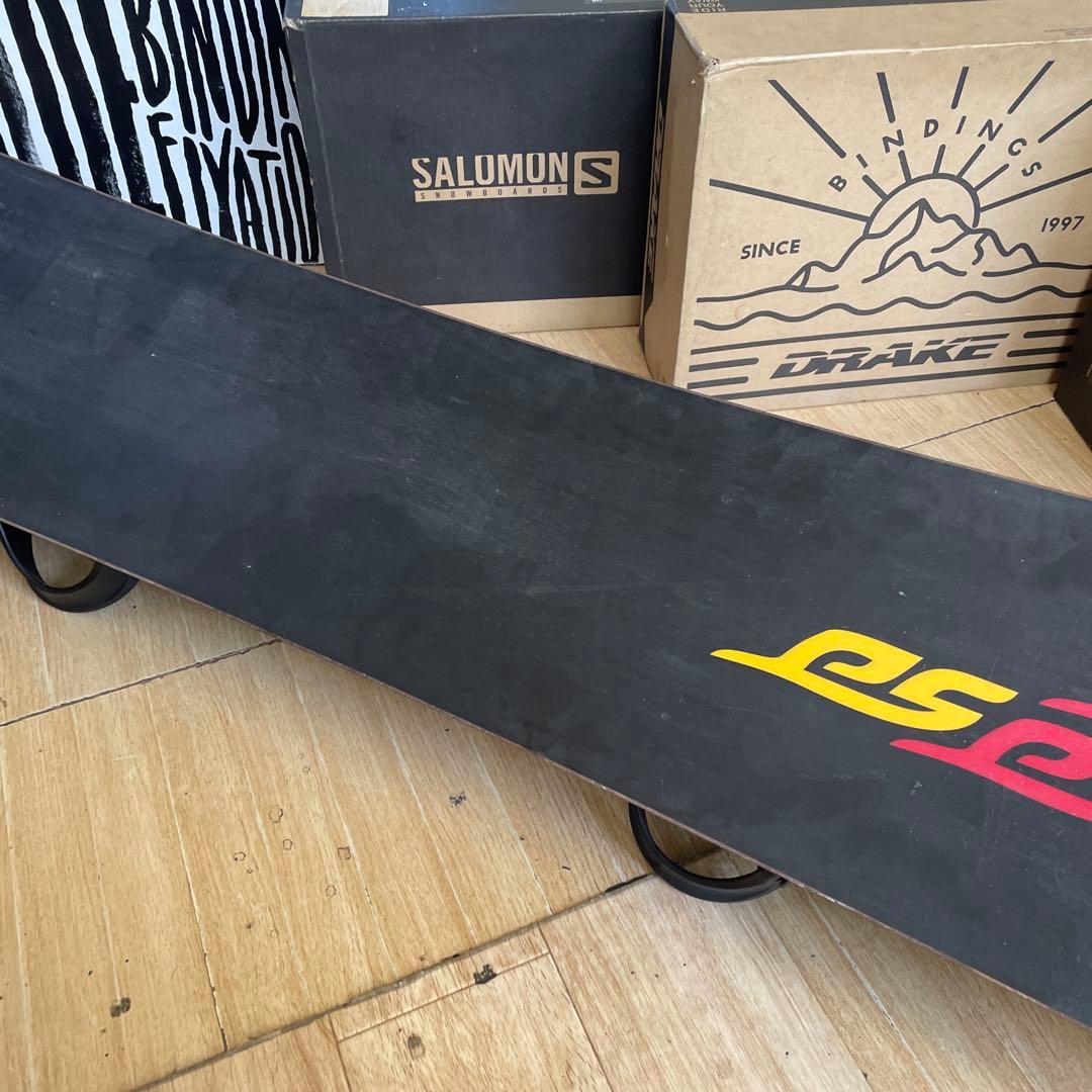 SCOOTER　名作SCT　良質国産スノーボードセットOGASAKA製　バイン付