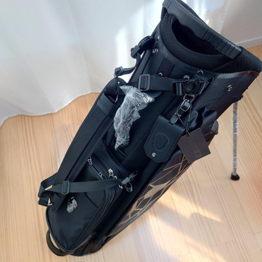 アメージングクリーブラックキャディバッグ新品未使用品
