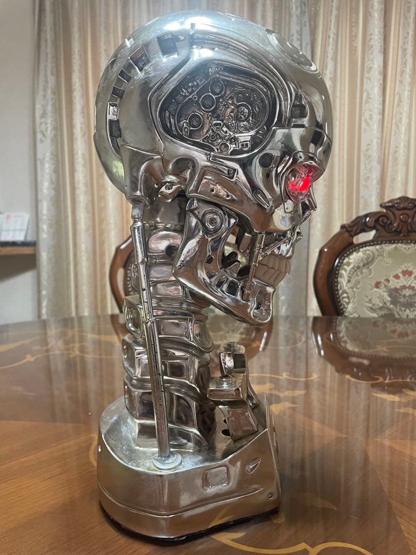 ターミネーター T-800 エンドスカル ヘッド レプリカ T2 目発光
