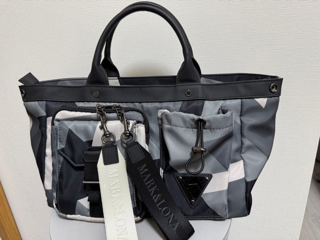 MARK&LONAマーク＆ロナ23SS 高密度ツイル素材カートバッグ USED