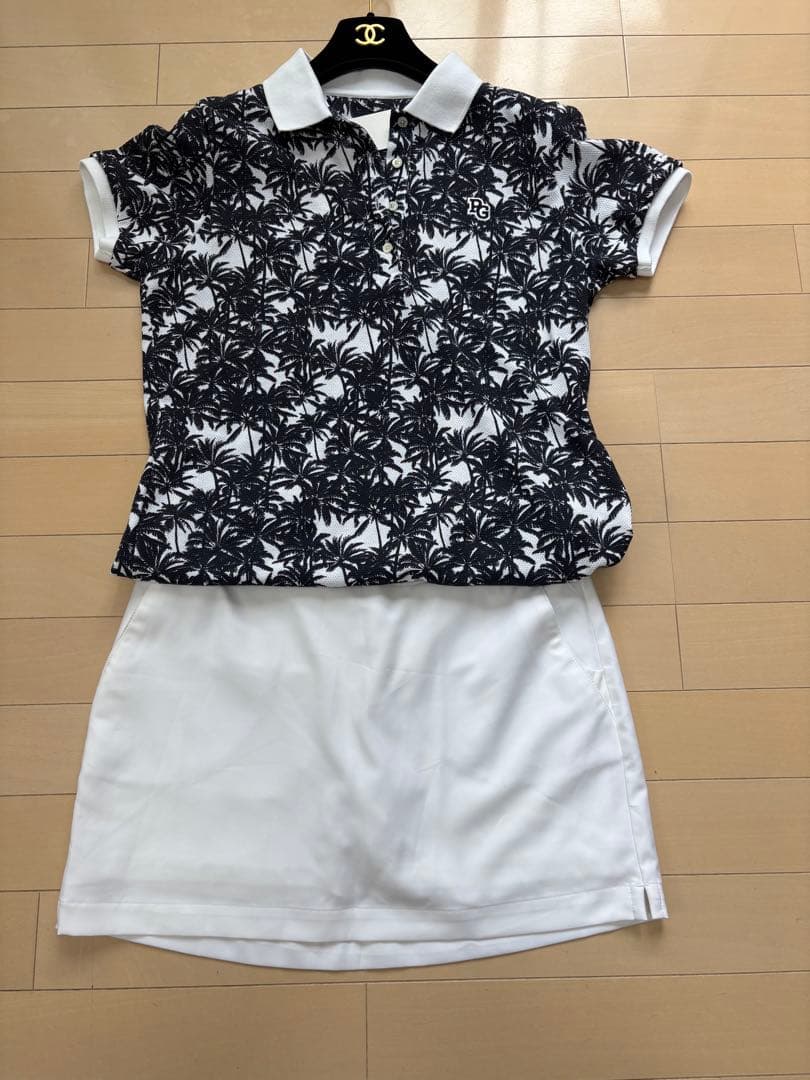 PEARLY GATES パームツリー柄 ポロシャツ サイズ1 新品