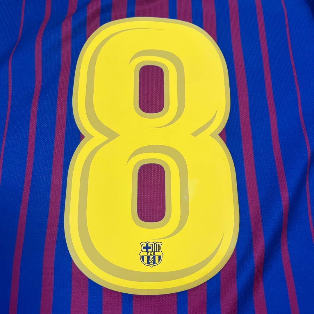17-18 FCバルセロナ ホームユニフォーム イニエスタ #8