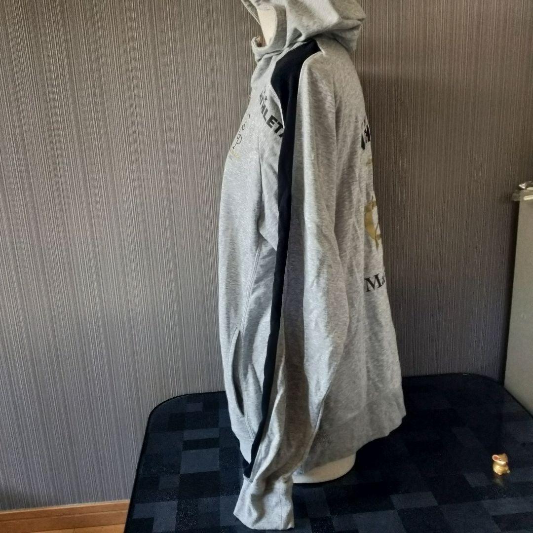 【美品】ATHLETA ジップアップフーディ グレー　上下　ジャージ