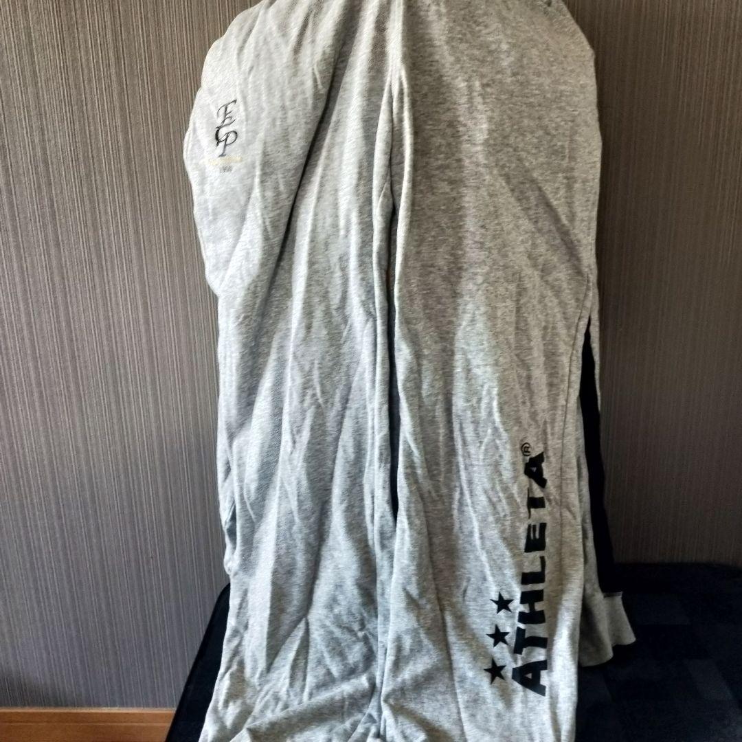 【美品】ATHLETA ジップアップフーディ グレー　上下　ジャージ