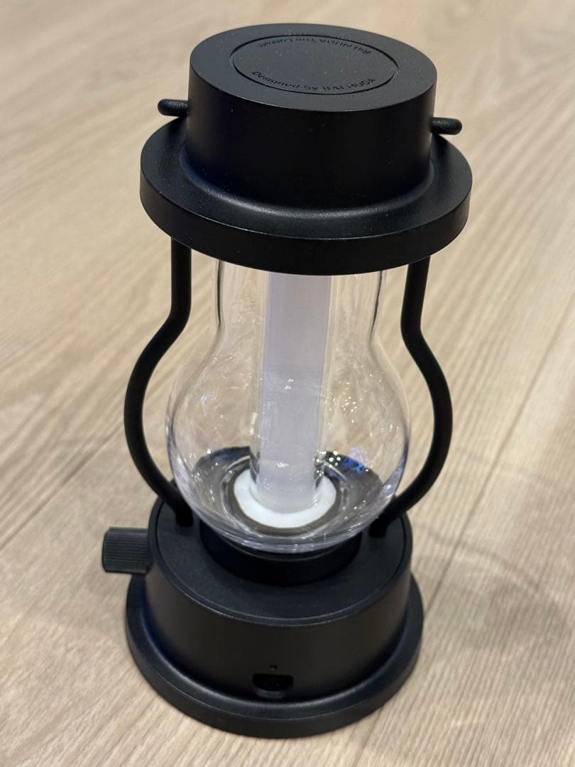 BALMUDA ブラック ランタン 充電器付き