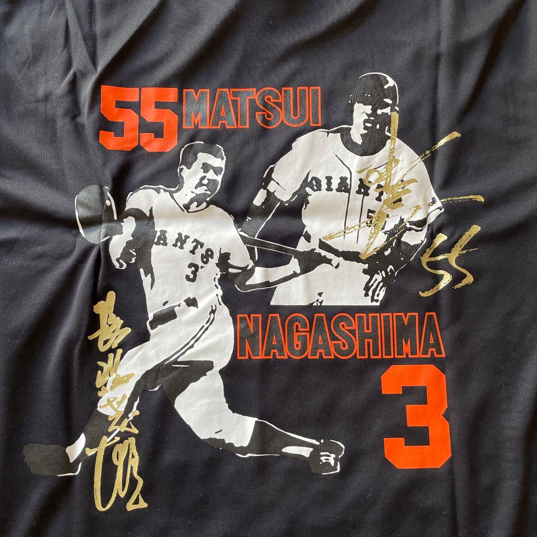 長嶋茂雄＆松井秀喜 限定販売Tシャツ アディダスTシャツ 読売ジャイアンツ