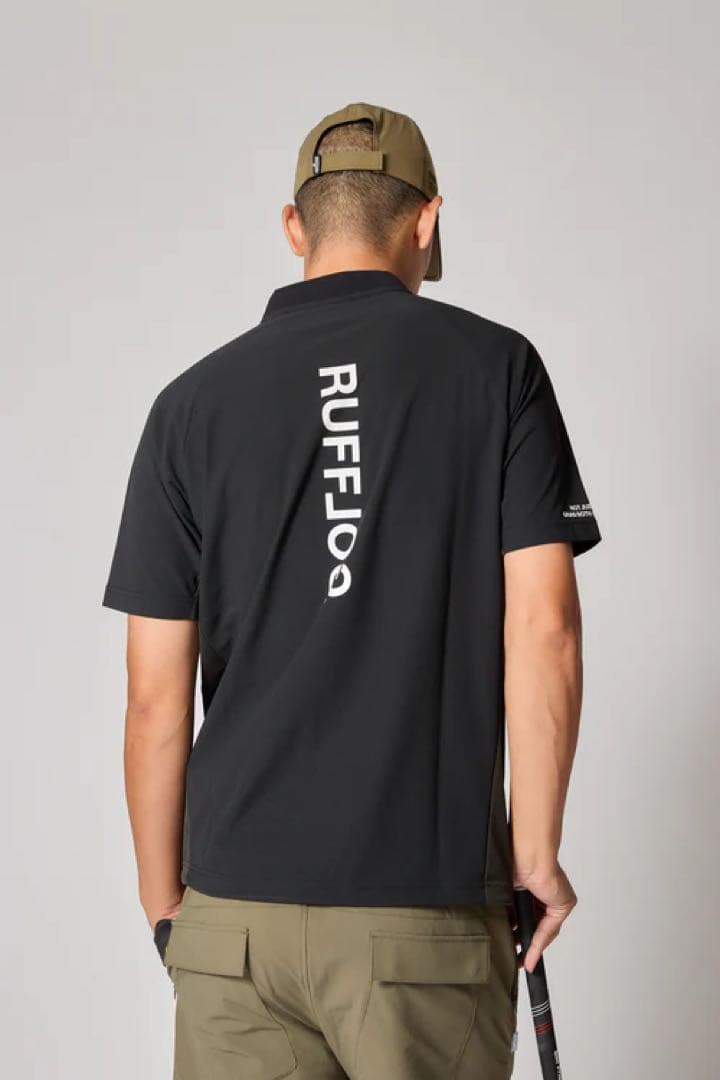 RUFFLOG / TC HENRY NECK / ラフロッグ ゴルフ ブラック