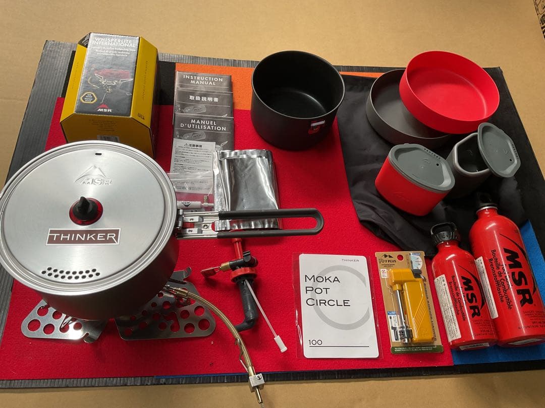 MSRウィスパーライトインターナショナル超美品&MSR alpinist2クック