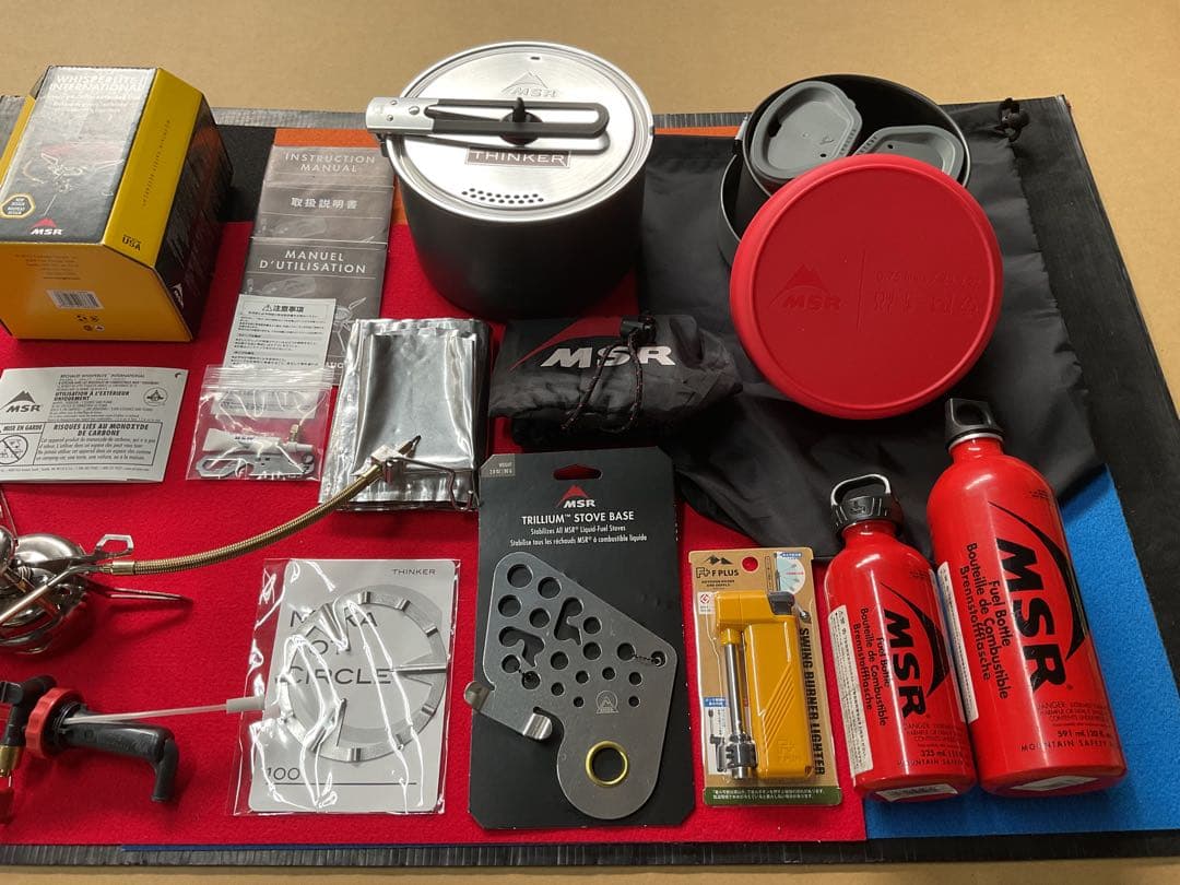 MSRウィスパーライトインターナショナル超美品&MSR alpinist2クック